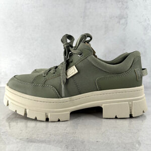 Ugg Ashton Hybrid Women's 7.5 Shoes Green Platform Combat Lug Sneakers